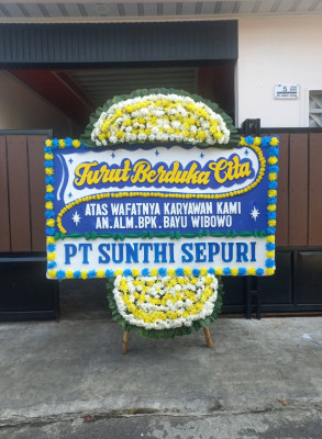 Papan Bunga Duka di Labuhanbatu Selatan
